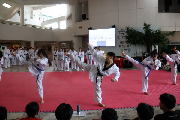 Our taekwondo team's thrilling demonstration